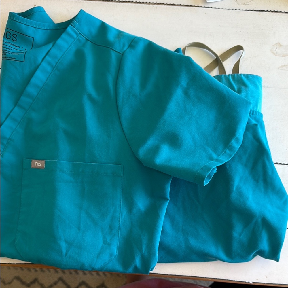 Figs Blue Medical Scrub Set